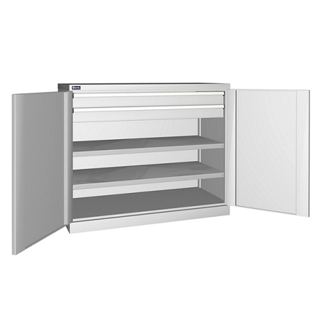 Vendita online Armadio PERFOM con porte battenti e 2 cassetti mm.1193x555x1000H (Rif.1500)